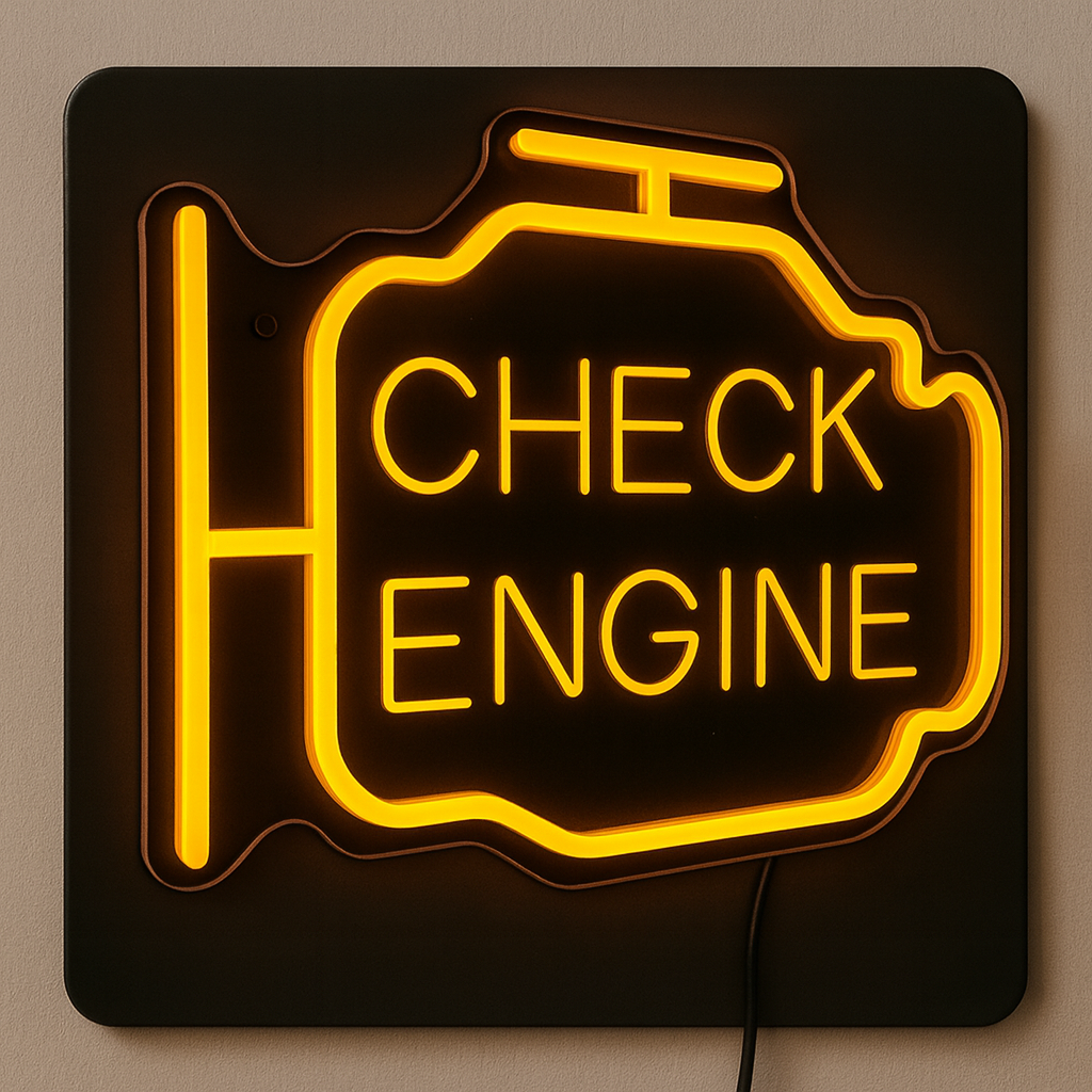Neon Check Engine - Lumineo - obrazek 4